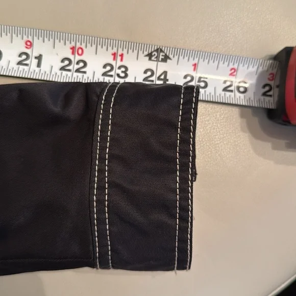 Harley Davidson Zip Jacket Black bedazzled Blue 
EMBROIDERED Women’s L Baddie - Picture 13 of 14